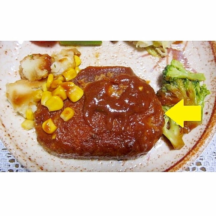 煮込みハンバーグ（鶏ひき肉）